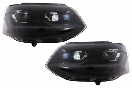 Full LED prednja svjetla (crna) / VW Transporter Caravelle Multivan T5.1 Facelift (2010-2015), LPVX25