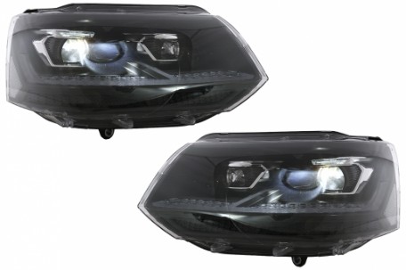 Full LED prednja svjetla (crna) / VW Transporter Caravelle Multivan T5.1 Facelift (2010-2015), LPVX25