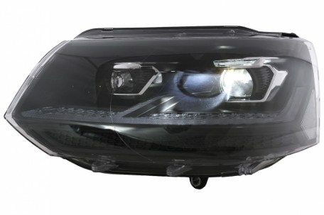 Full LED prednja svjetla (crna) / VW Transporter Caravelle Multivan T5.1 Facelift (2010-2015), LPVX25