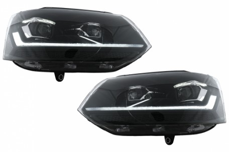 Full LED prednja svjetla (crna) / VW Transporter Caravelle Multivan T5.1 Facelift (2010-2015), LPVX25
