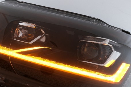Full LED prednja svjetla (crna) / VW Transporter Caravelle Multivan T5.1 Facelift (2010-2015), LPVX25