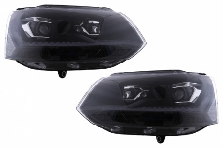 Full LED prednja svjetla (crna) / VW Transporter Caravelle Multivan T5.1 Facelift (2010-2015), LPVX25