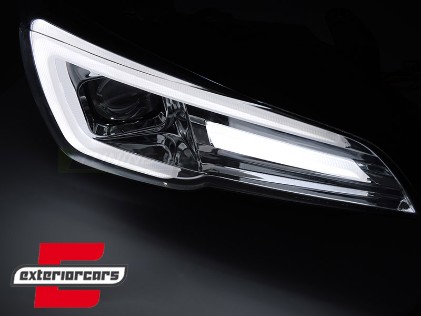 Full LED prednja svjetla Dinamički Sekvencijalni žmigavci (chrome) / Subaru WRX (2014-2021), LPSU15
