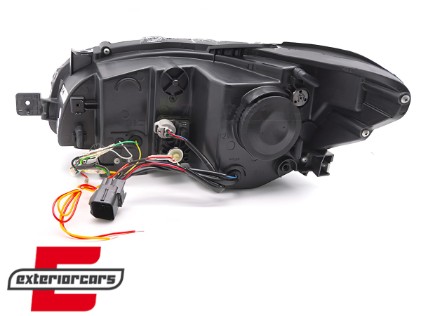 Full LED prednja svjetla Dinamički Sekvencijalni žmigavci (crna) / Subaru WRX (VA) (2014-2021), LPSU16