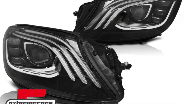 Full LED prednja svjetla Facelift look (crna) /  Mercedes S-klasa W222 (2013-2017), LPMEC7