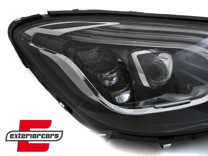 Full LED prednja svjetla Facelift look (crna) / Mercedes S-klasa W222 (2013-2017), LPMED6