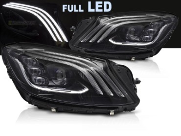 Full LED prednja svjetla Facelift look (crna) / Mercedes S-klasa W222 (2013-2017), LPMEF7
