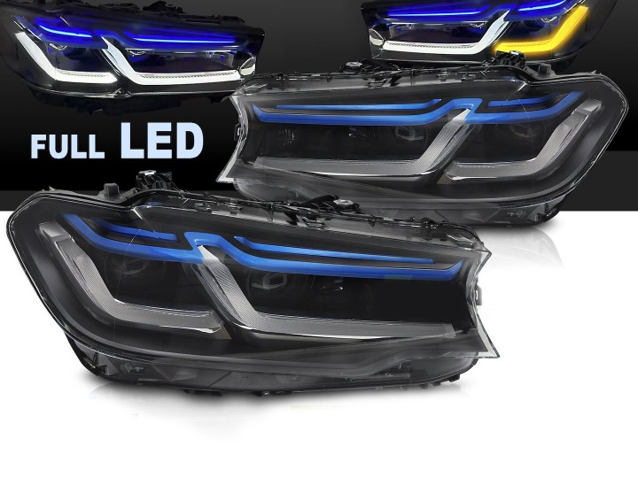 Full LED prednja svjetla LCI dizajn / BMW serije 5 G30 limuzina G31 karavan (2017-2019), LPBMT1