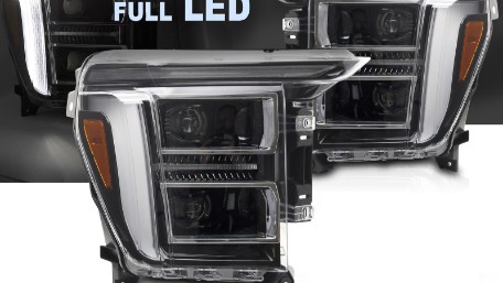 Full LED prednja svjetla LED DRL (crna) / FORD F150 Mk14 (2020-2023), LPFOD5