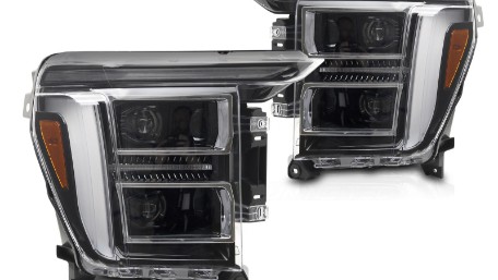 Full LED prednja svjetla LED DRL (crna) / FORD F150 Mk14 (2020-2023), LPFOD5