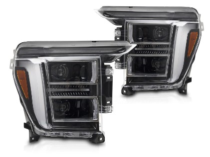 Full LED prednja svjetla LED DRL (crna) / FORD F150 Mk14 (2020-2023), LPFOD5