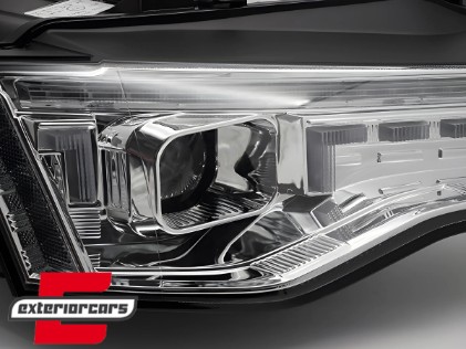 Full LED prednja svjetla LED DRL SEQ žmigavci (chrome) / Audi A5 8T Facelift (2012-2016), LPAUG3
