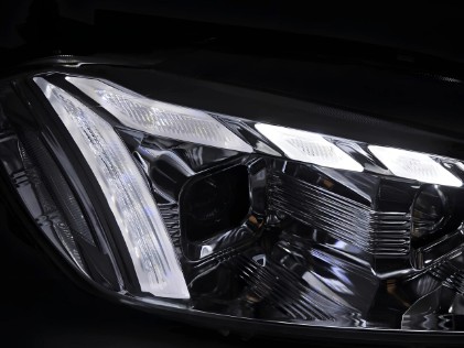 Full LED prednja svjetla LED DRL SEQ žmigavci (chrome) / VW Golf 7.5 Facelift (2017-2019), LPVWW2