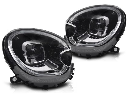 Full LED prednja svjetla LED DRL TubeLight dizajn (crna) / Mini Countryman R60 Paceman R61 (2010-2016), LPMC22