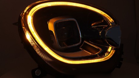 Full LED prednja svjetla LED DRL TubeLight dizajn (crna) / Mini Countryman R60 Paceman R61 (2010-2016), LPMC22
