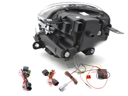 Full LED prednja svjetla LED DRL TubeLight dizajn (crna) / Mini Countryman R60 Paceman R61 (2010-2016), LPMC22