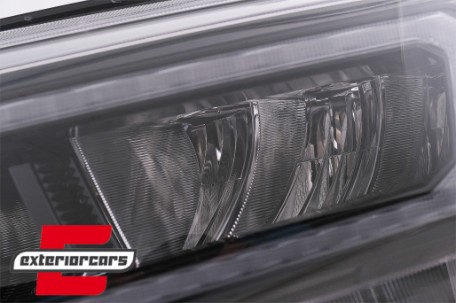Full LED prednja svjetla LightBar SEQ žmigavci (crna) / Ford Ranger (2015-2022), LPFO93