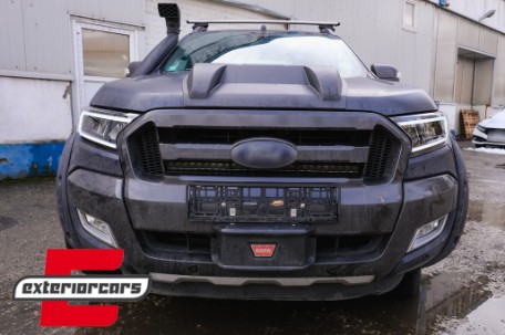 Full LED prednja svjetla LightBar SEQ žmigavci (crna) / Ford Ranger (2015-2022), LPFO93