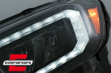 Full LED prednja svjetla LightBar SEQ žmigavci (crna) / Ford Ranger (2015-2022), LPFO93