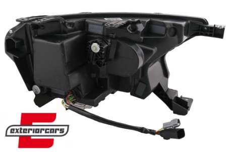 Full LED prednja svjetla LightBar SEQ žmigavci (crna) / Ford Ranger (2015-2022), LPFO94