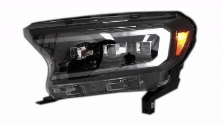Full LED prednja svjetla LightBar SEQ žmigavci (crna) / Ford Ranger (2015-2022), LPFO94