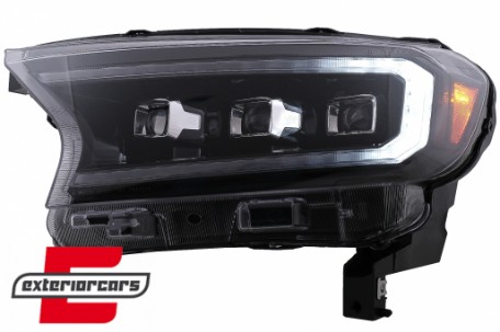 Full LED prednja svjetla LightBar SEQ žmigavci (crna) / Ford Ranger (2015-2022), LPFO94