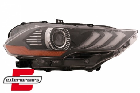 Full LED prednja svjetla RGB DRL SEQ žmigavci (crna) / Ford Mustang VI Facelift (2018-2022), LPFO96
