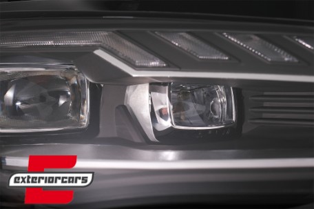 Full LED prednja svjetla SEQ žmigavci A4 B9.5 look / Audi A4 B8.5 Facelift (2012-2015) sa halogenim svjetlima, LPAUH3