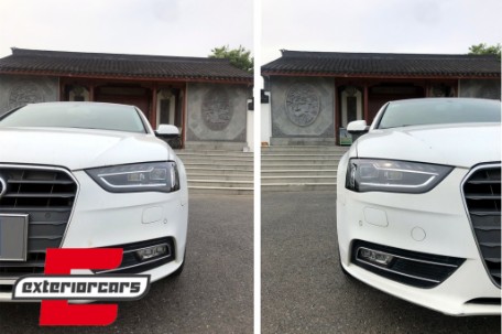 Full LED prednja svjetla SEQ žmigavci A4 B9.5 look / Audi A4 B8.5 Facelift (2012-2015) sa halogenim svjetlima, LPAUH3