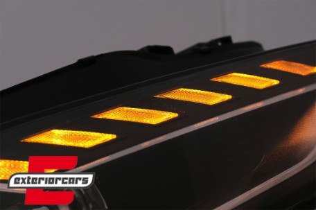 Full LED prednja svjetla SEQ žmigavci A4 B9.5 look / Audi A4 B8.5 Facelift (2012-2015) sa halogenim svjetlima, LPAUH3