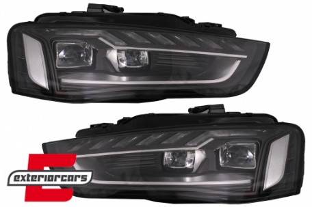 Full LED prednja svjetla SEQ žmigavci A4 B9.5 look / Audi A4 B8.5 Facelift (2012-2015) sa Xenon svjetlima, LPAUH4