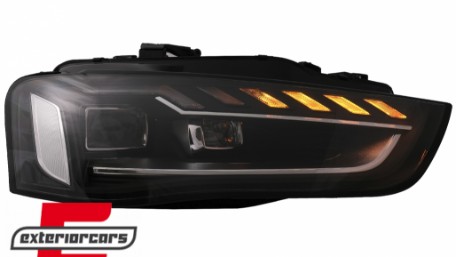 Full LED prednja svjetla SEQ žmigavci A4 B9.5 look / Audi A4 B8.5 Facelift (2012-2015) sa Xenon svjetlima, LPAUH4