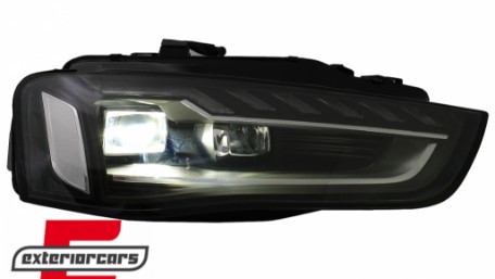 Full LED prednja svjetla SEQ žmigavci A4 B9.5 look / Audi A4 B8.5 Facelift (2012-2015) sa Xenon svjetlima, LPAUH4