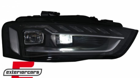 Full LED prednja svjetla SEQ žmigavci A4 B9.5 look / Audi A4 B8.5 Facelift (2012-2015) sa Xenon svjetlima, LPAUH4
