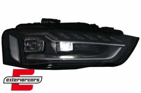 Full LED prednja svjetla SEQ žmigavci A4 B9.5 look / Audi A4 B8.5 Facelift (2012-2015) sa Xenon svjetlima, LPAUH4