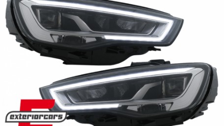 Full LED prednja svjetla SEQ žmigavci / Audi A3 8V (2012-2016) sa halogenim svjetlima, LPAUH1