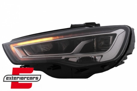 Full LED prednja svjetla SEQ žmigavci / Audi A3 8V (2012-2016) sa halogenim svjetlima, LPAUH1