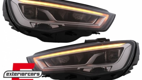 Full LED prednja svjetla SEQ žmigavci / Audi A3 8V (2012-2016) sa halogenim svjetlima, LPAUH1