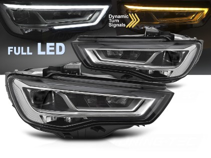 Full LED prednja svjetla SEQ žmigavci / Audi A3 8V (2012-2016) sa Xenon svjetlima, LPAUH2