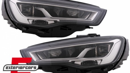 Full LED prednja svjetla SEQ žmigavci / Audi A3 8V (2012-2016) sa Xenon svjetlima, LPAUH2