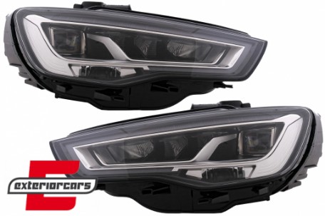 Full LED prednja svjetla SEQ žmigavci / Audi A3 8V (2012-2016) sa Xenon svjetlima, LPAUH2
