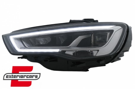 Full LED prednja svjetla SEQ žmigavci / Audi A3 8V (2012-2016) sa Xenon svjetlima, LPAUH2