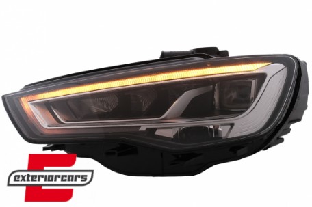 Full LED prednja svjetla SEQ žmigavci / Audi A3 8V (2012-2016) sa Xenon svjetlima, LPAUH2