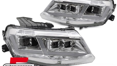 Full LED prednja svjetla SEQ žmigavci (chrome) / Chevrolet Camaro (2016-2018), LPCT22