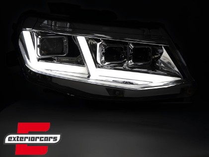Full LED prednja svjetla SEQ žmigavci (chrome) / Chevrolet Camaro (2016-2018), LPCT22