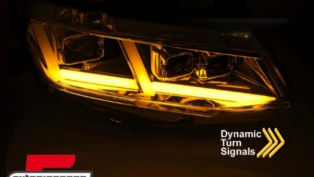 Full LED prednja svjetla SEQ žmigavci (chrome) / Chevrolet Camaro (2016-2018), LPCT22