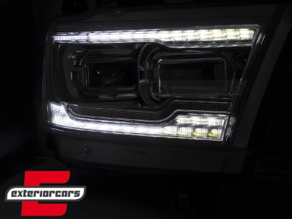 Full LED prednja svjetla SEQ žmigavci (chrome) / DODGE RAM (2019-2022), LPDO46