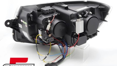 Full LED prednja svjetla SEQ žmigavci (chrome) / VW Transporter T6 (2015-2019), LPVWX6