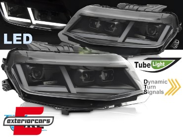 Full LED prednja svjetla SEQ žmigavci (crna) / Chevrolet Camaro (2016-2018), LPCT23