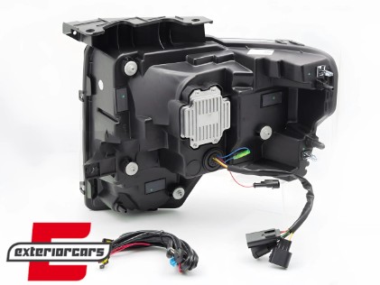 Full LED prednja svjetla SEQ žmigavci (crna) / FORD F150 MK12 (2008-2014), LPFOA2